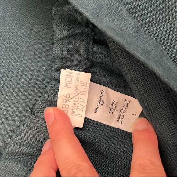 Eileen Fisher 100% Linen Skirt & Blazer Top Set Large - Picture 15 of 16